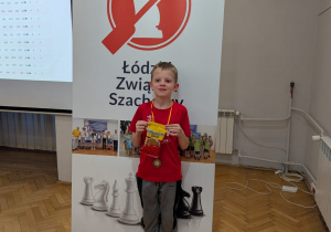 Ignacy- III miejsce w szachach szybkich.