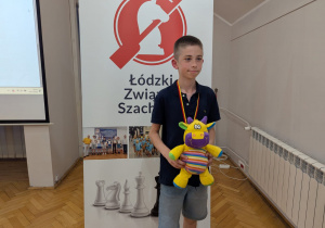 Bartek Zajkowski- II miejsce w blitzu.
