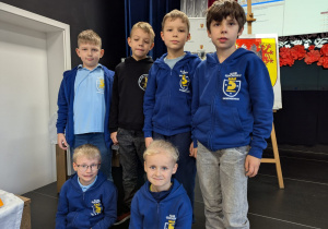 Chłopcy gotowi do walki.