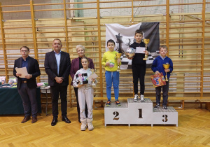 W grupie do lat 11 II miejsce zajął Jakub Kochanowski, a III miejsce Ignacy Kaniewski.