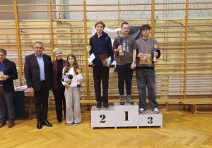 W grupie do lat 15 II miejsce zajął Jan Durzyński, III miejsce Szymon Boryna a najlepszą dziewczyną była Zuzanna Górecka.