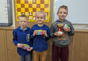 I miejsce- Jan Kuziemski, II miejsce- Hryhorii Kovalenko, III miejsce- Stanisław Wąsik.