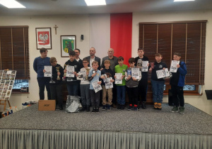 Zawodnicy na turnieju w Żelechlinku.