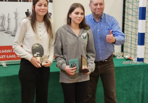 Blanka Wiśniewska- II miejsce wśród dziewczyn w szachach błyskawicznych.