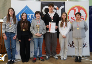 Mistrzowie województwa w Igrzyskach Młodzieży Szkolnej.