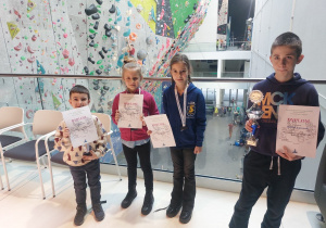 Turniej dla dzieci w Łodzi: Bartosz Zajkowski- I miejsce.