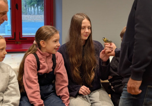 Pan ornitolog ciekawie opowiadał.