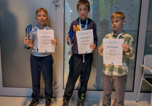 III miejsce zajęli Filip Snopkowski i Bartosz Zajkowski.