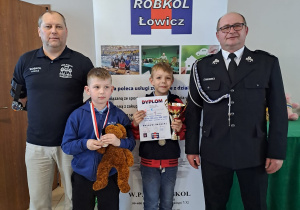 Jan Kuziemski- I miejsce a Kacper Madej- III miejsce.