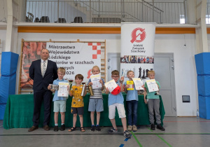 Do lat 8: II miejsce- Staś Wąsik, III miejsce- Jaś Ostrowski, IV miejsce- Hryhorii Kovalenko, VI miejsce- Cezary Górski