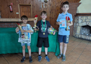 Blitz: I miejsce- Ignacy Kaniewski, II miejsce- Bartosz Zajkowski, III miejsce- Maciej Żak