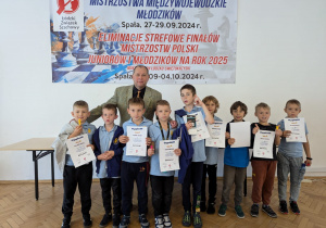 Ekipa z Międzywojewódzkich Mistrzostw Młodzików.